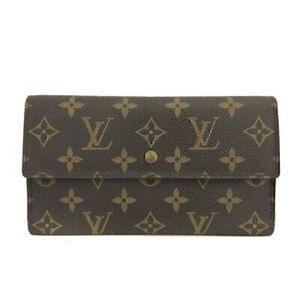 Louis Vuitton Monogram Porte Tresor International Trifold Long Wallet/2BA2063